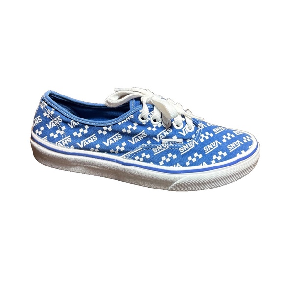 Vans Authentic Logo Repeat Blue & White Men 7/ Women 8.5 -507452- Skater, Casual - Picture 8 of 10
